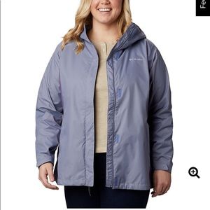 Columbia rain coat